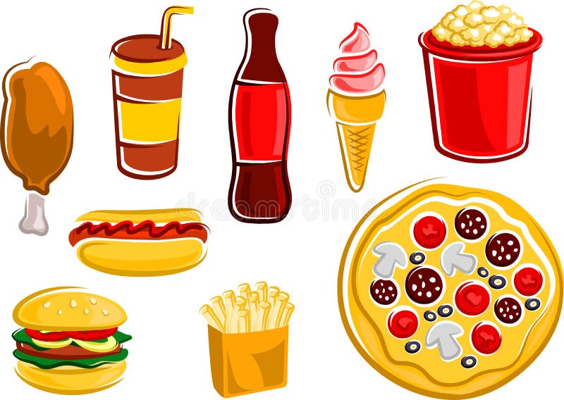 Planilha do jogo sudoku com personagens de desenhos animados de fast food e  sobremesa vetor crianças