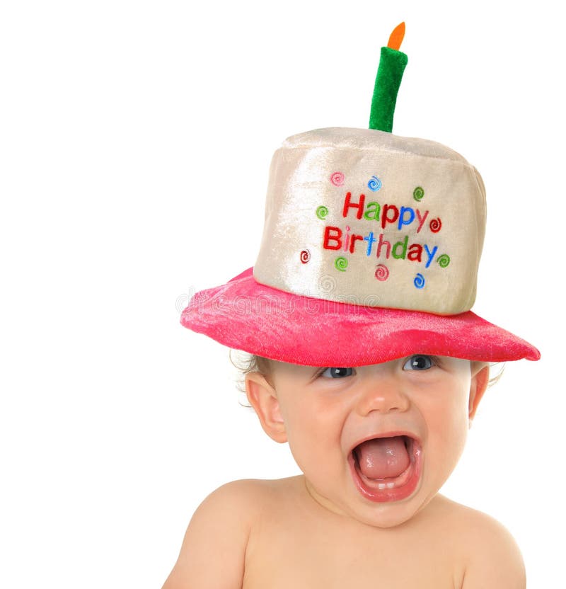 Bebé del feliz cumpleaños imágenes de archivo libres de regalías Bebé del feliz cumpleaños imágenes de archivo libres de regalías