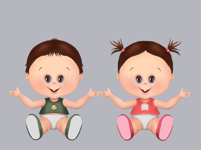 Bebês bonitos, irmãos gêmeos dos gêmeos mim meninas gêmeas e bebê saúde e cuidado do bebê, cartão, cartão, bebês saud ilustração do vetor Bebês bonitos, irmãos gêmeos dos gêmeos mim meninas gêmeas e bebê saúde e cuidado do bebê, cartão, cartão, bebês saud ilustração do vetor