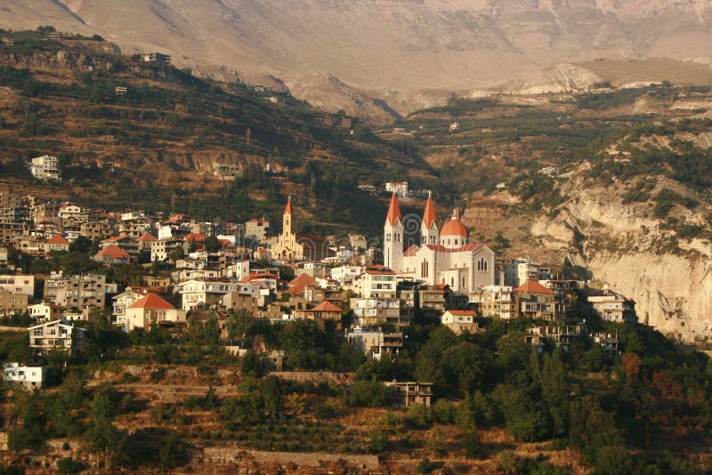 Church in the old Bchare / Bechare village in Lebanon Giban Khalil village. Church in the old Bchare / Bechare village in Lebanon Giban Khalil village