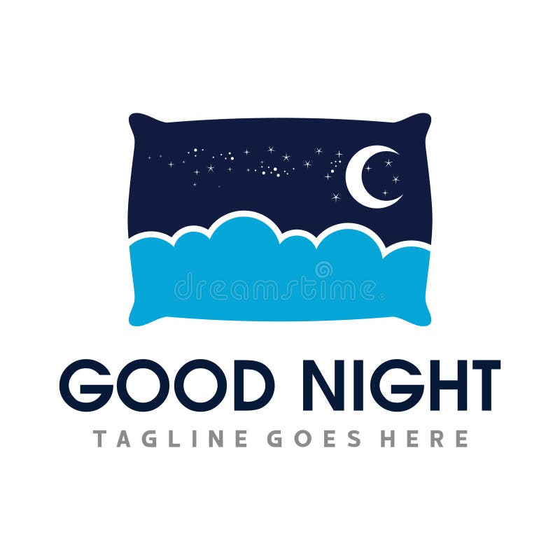 Bed Logo. Sleep Logo Vector stock illustration