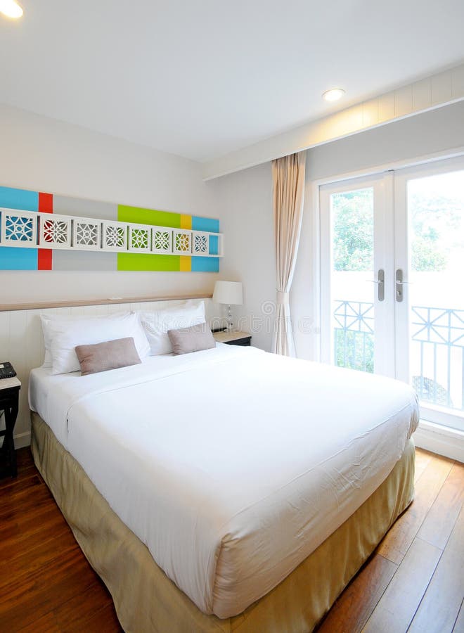 Bed room stock image. Image of luxury, house, headboard 16631949