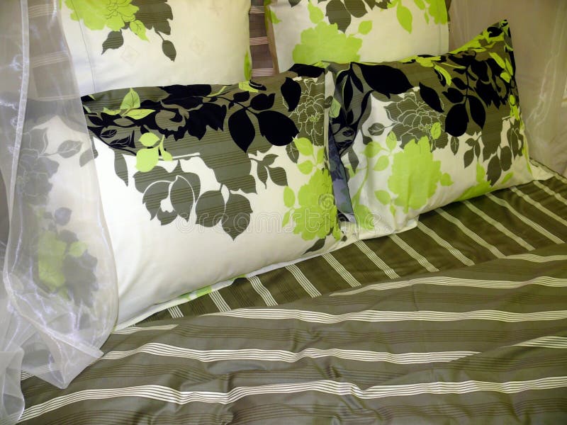 Bedclothes stock image. Image of morning, cotton, comfort 12414335