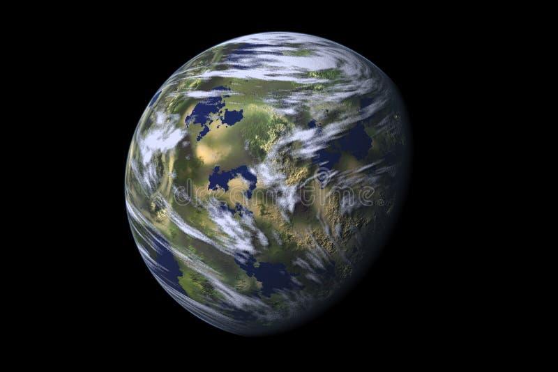 Bedecken Sie Planeten, II mit Erde lizenzfreie abbildung Bedecken Sie Planeten, II mit Erde lizenzfreie abbildung