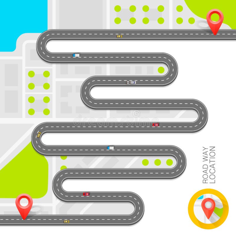 Bedekte weg op de weg Het kan voor prestaties van het ontwerpwerk noodzakelijk zijn vector illustratie Bedekte weg op de weg Het kan voor prestaties van het ontwerpwerk noodzakelijk zijn vector illustratie