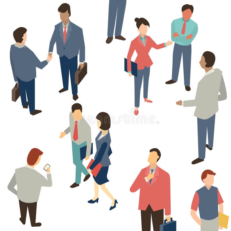 Zakelijke communicatie stock illustratie