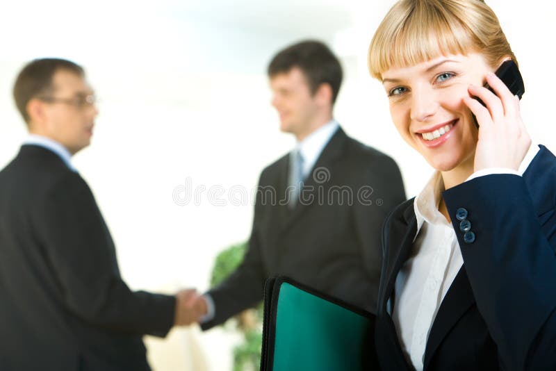 Zakelijke communicatie royalty-vrije stock foto's