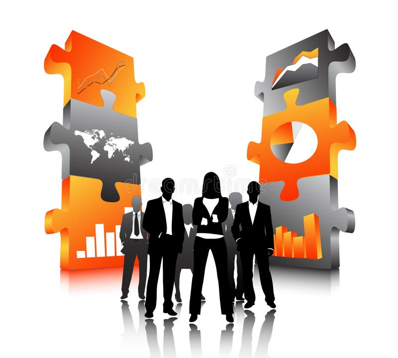 Zakelijk mensen vector illustratie