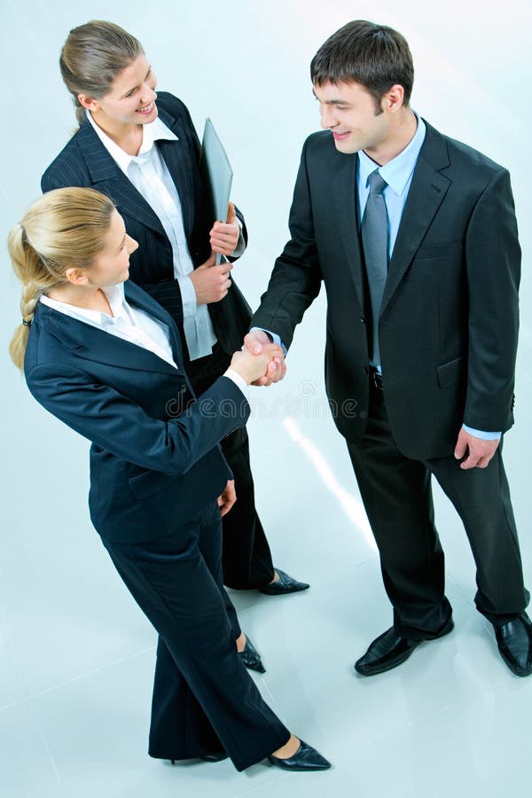 Bedrijfsakkoord royalty-vrije stock foto's