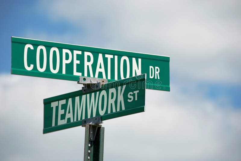 Bedrijfsstraatnaambord stock fotografie