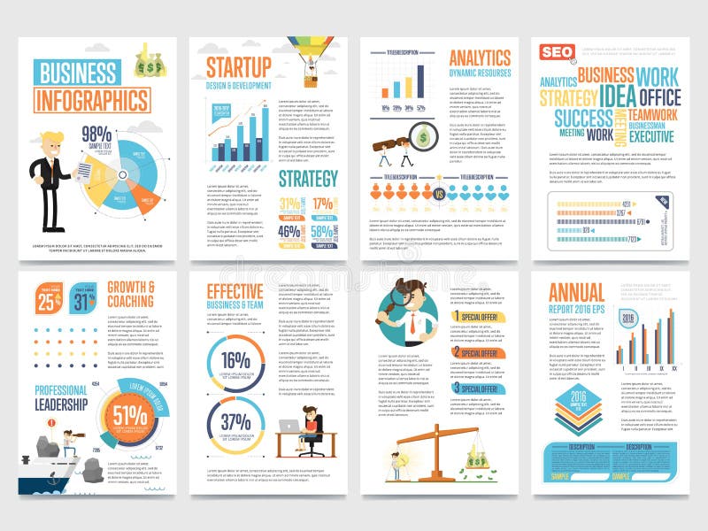 Bedrijfsdieinfographicsbanner met grafieken wordt geplaatst royalty-vrije illustratie Bedrijfsdieinfographicsbanner met grafieken wordt geplaatst royalty-vrije illustratie