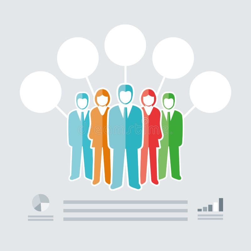 Zakelijke Infographics royalty-vrije illustratie