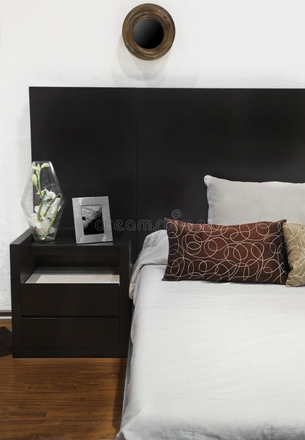 Bedroom detail stock photos