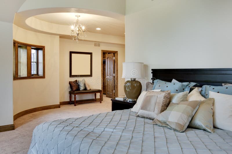 Bedroom and Hallway stock images