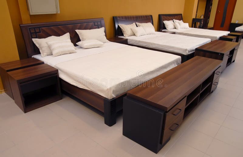 Beds in shop stock image. Image of cool, shop, choice 8838193