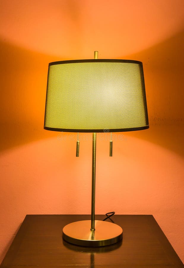 Bedside lamps stock photo. Image of comfort, alight, lamplight 57927558