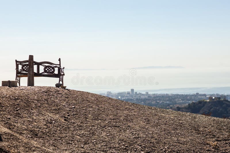 Bedöva panoramautsikt av västra Los Angeles från den Kenter slingan fotvandra i Brentwood Förbise Santa Monica, Beverly Hills fotografering för bildbyråer Bedöva panoramautsikt av västra Los Angeles från den Kenter slingan fotvandra i Brentwood Förbise Santa Monica, Beverly Hills fotografering för bildbyråer
