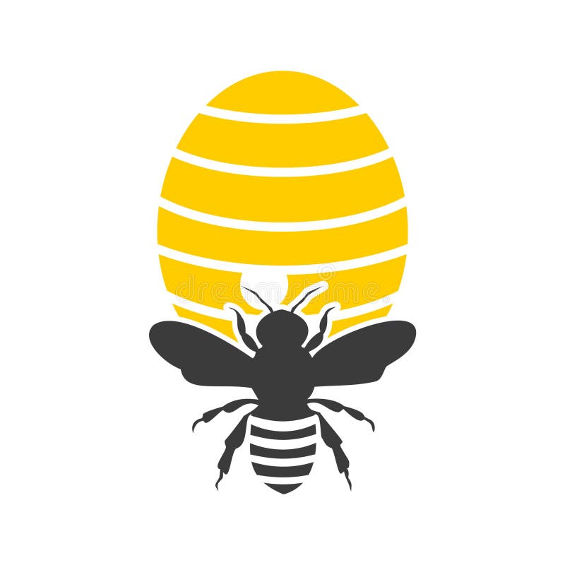 Download Honey Bee Silhouette Character Vector Logo Design ...