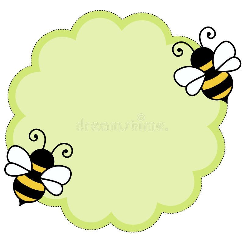 Bee note paper background royalty free illustration Bee note paper background royalty free illustration