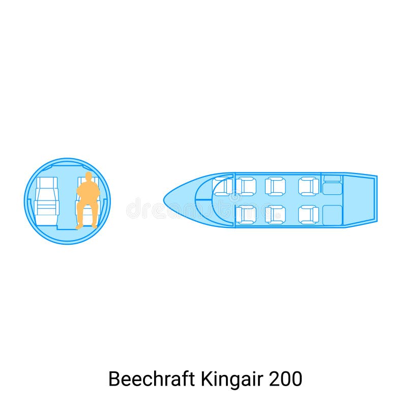 Beechraft Kingair Stock Illustrations – 2 Beechraft Kingair Stock ...