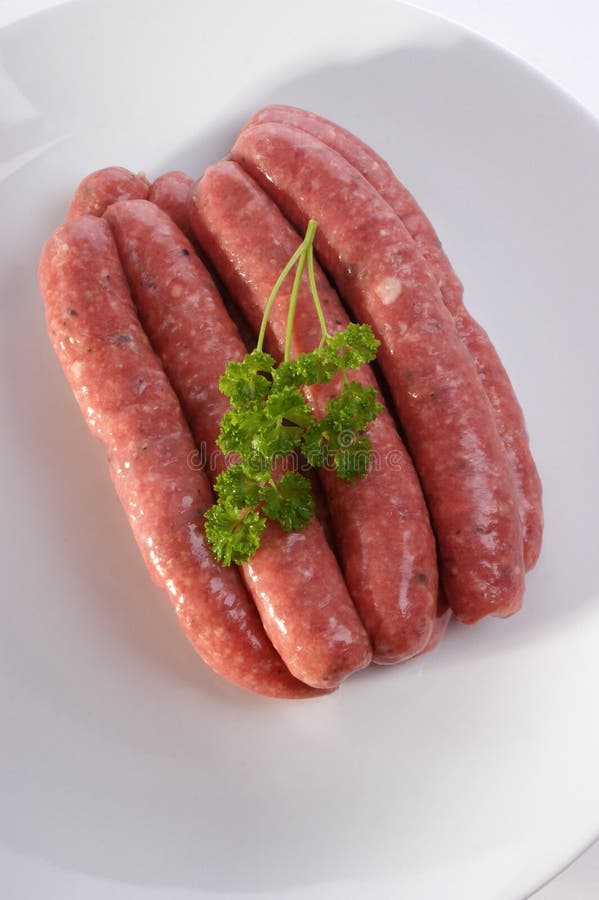 Beef black pepper sausages stock photo. Image of freshness 11579334