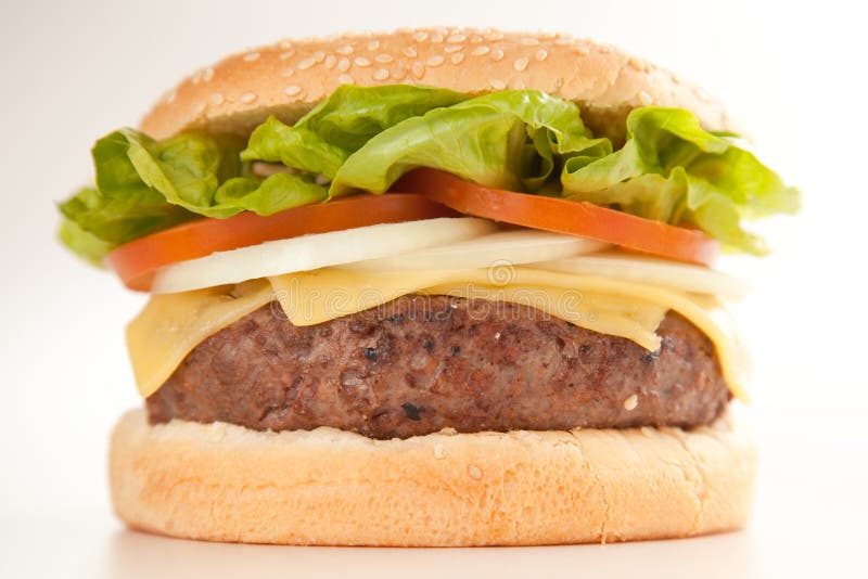 Beef burger stock photo