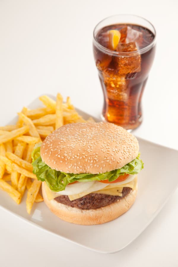 Beef burger stock images