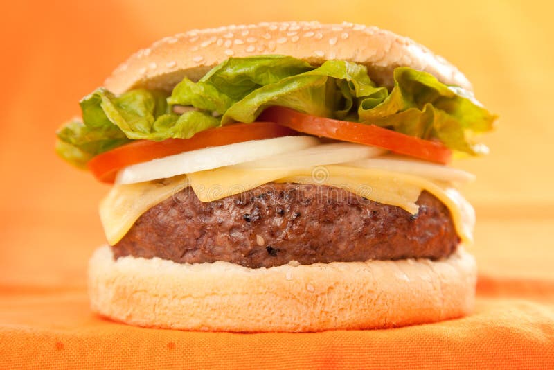 Beef burger stock images
