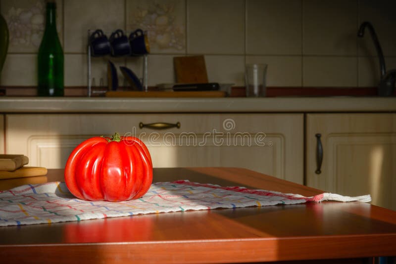 Beef Heart Tomato stock photo. Image of beef, morning 54152228