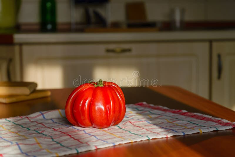 Beef Heart Tomato stock image. Image of closeup, close 54152287