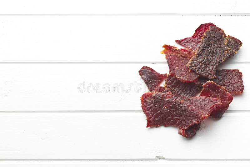 Jerky stock image. Image of salty, unhealthy, though, fattening 580337