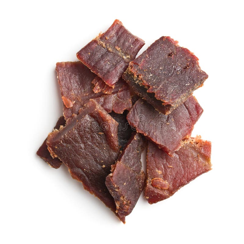 Beef jerky pieces stock image. Image of jerky, organic 137760785