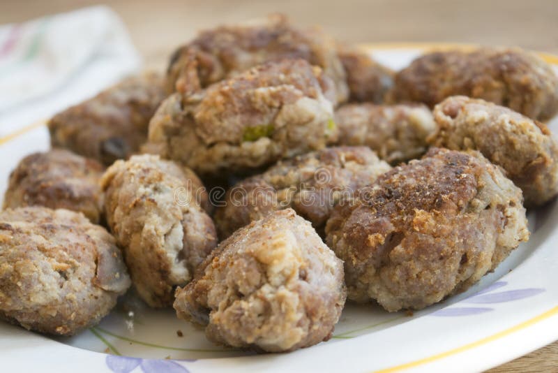 Beef light meatballs stock image. Image of baby, easy 78906923