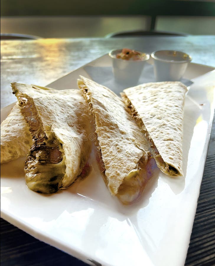 Beef Quesadilla stock image. Image of food, spices, fish 253621473