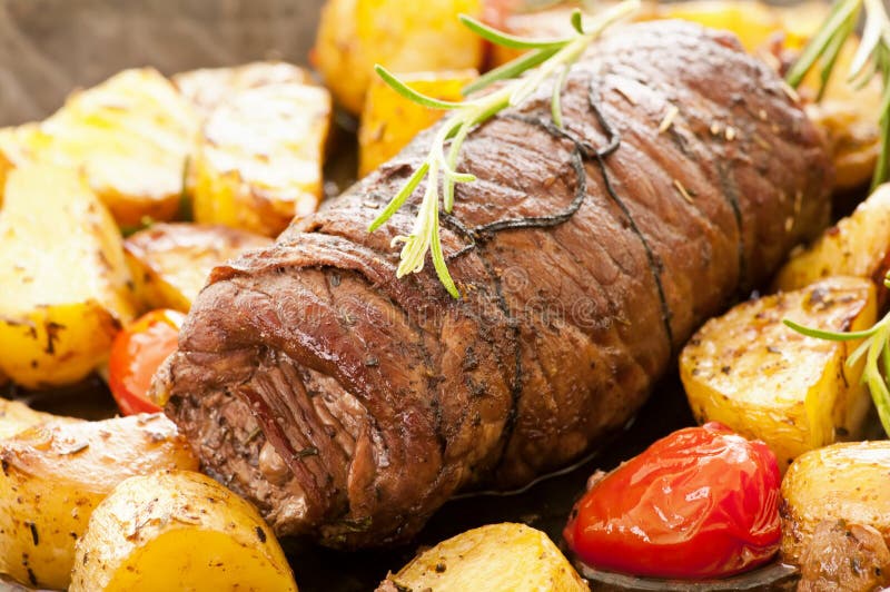 Beef roulade