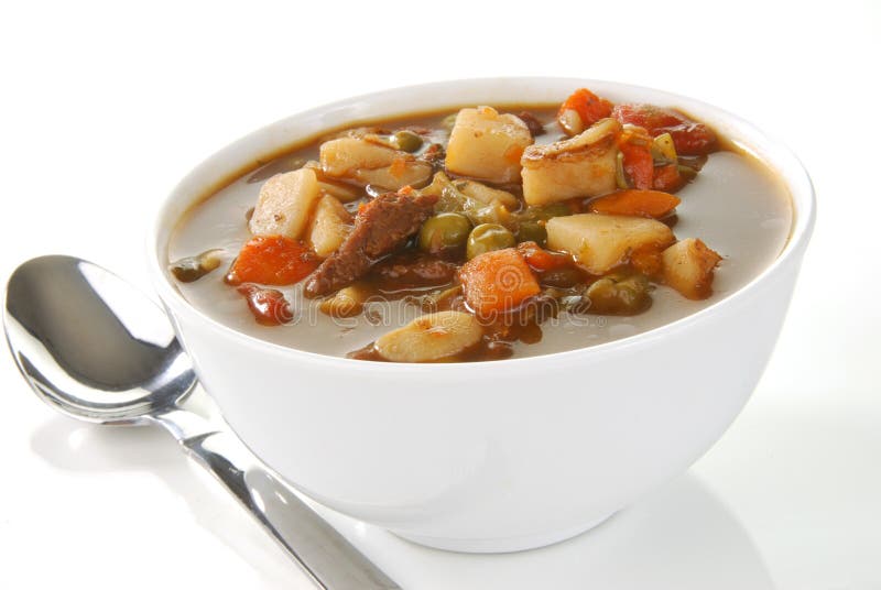 Beef soup stock photo. Image of soup, lunch, nutritious 18110832