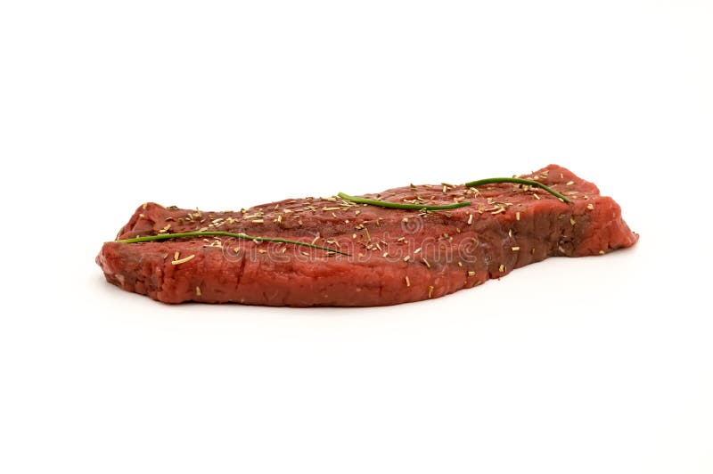 Beef Steak with Herbs of Provence Stock Image Image of horizontal