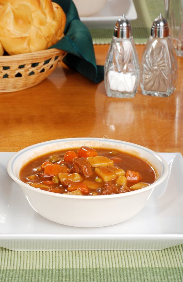 Beef stew in bowl stock image. Image of fresh, nutritious 14631197