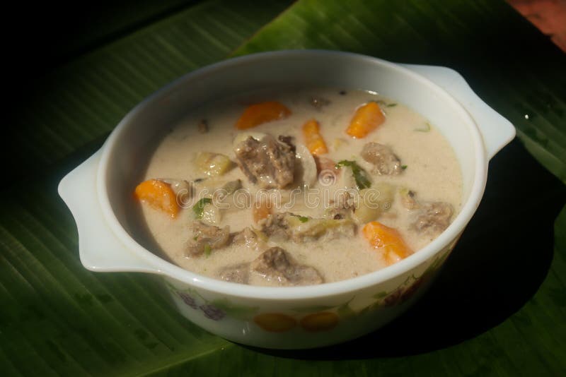 Beef Stew Stew with Coconut Milk Stock Photo Image of food, soup 237708234