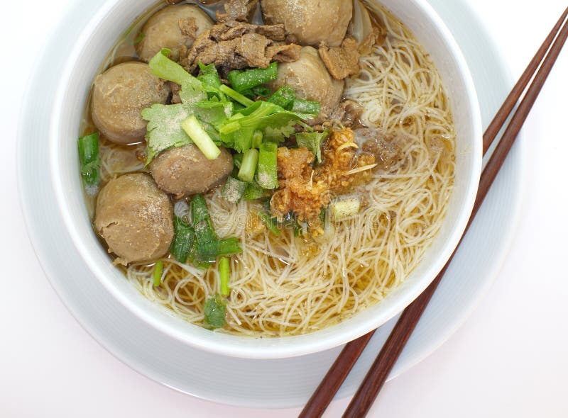 Beef Noodle stock image. Image of fullbodied, chopsticks 3089545