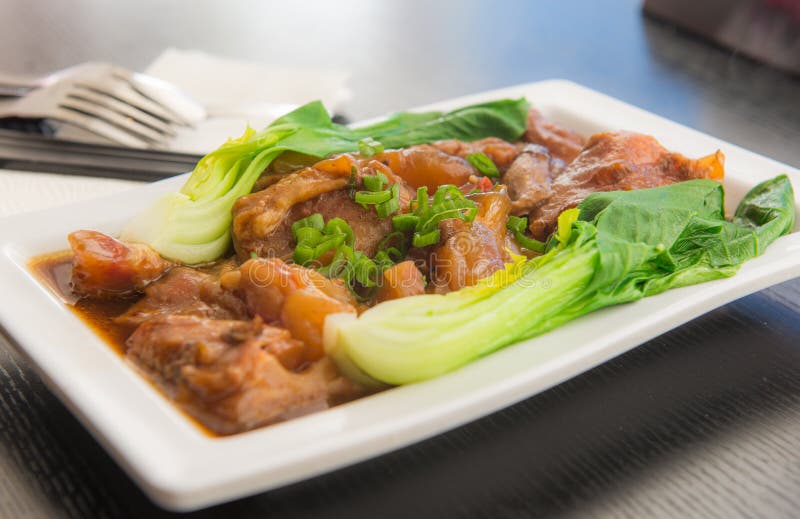 Beef Tender Chinese Food Style Stock Photo Image of garnishment