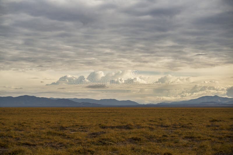 Beeld van de woestijn van atacama stock foto's