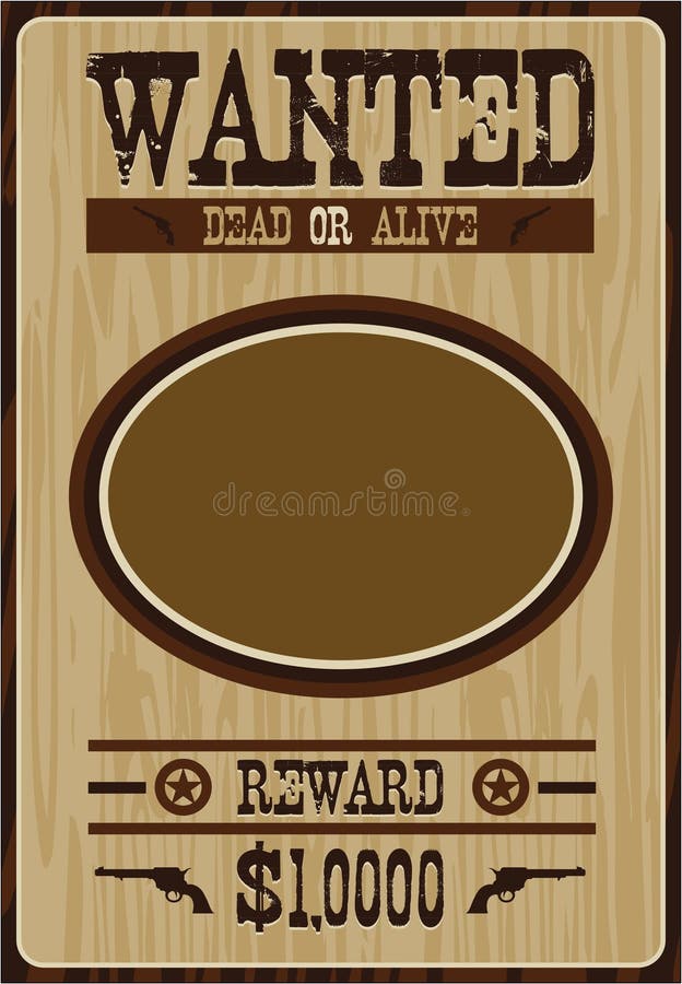 Beeldverhaalcowboy Poster stock illustratie Beeldverhaalcowboy Poster stock illustratie