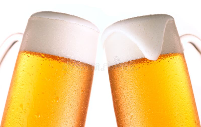 Glass of Beer and American Football Stock Photo - Image of froth, super ...