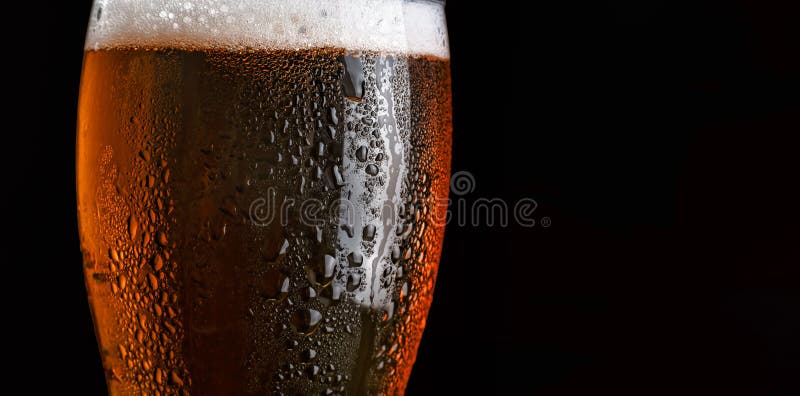 Alcohol, glass of beer on dark background. copy space. Alcohol, glass of beer on dark background. copy space