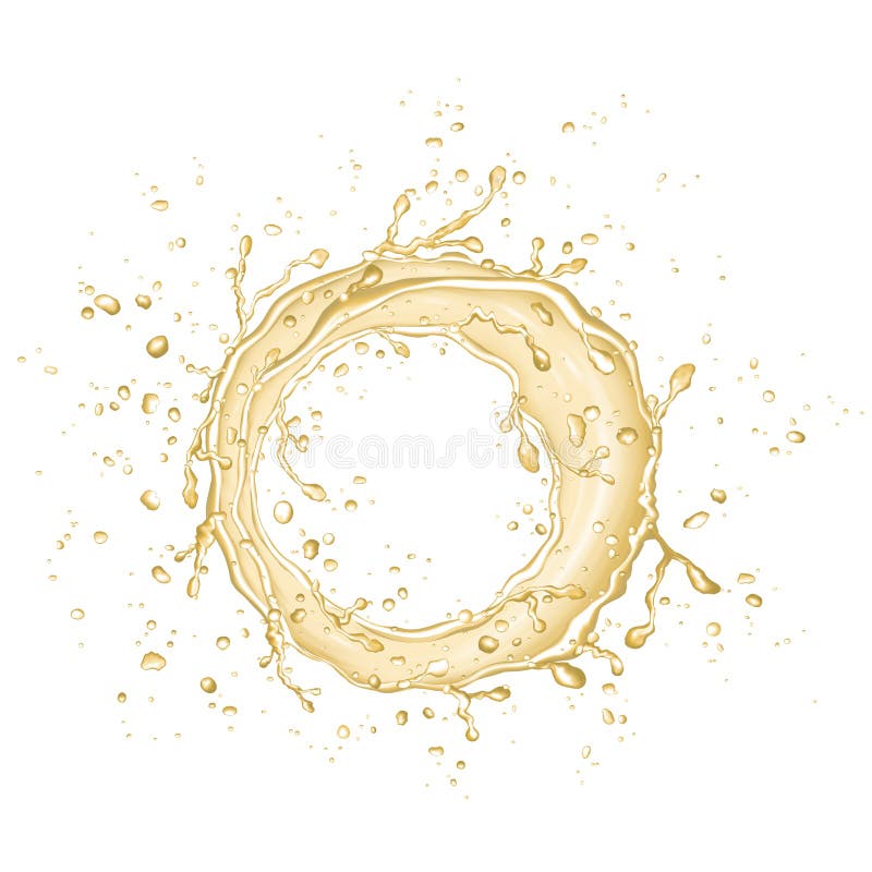 Liquid Clipart Transparent PNG Hd, Splash Liquid Gold Isolated, Isolated,  Liquid, Splash PNG Image For Free Download