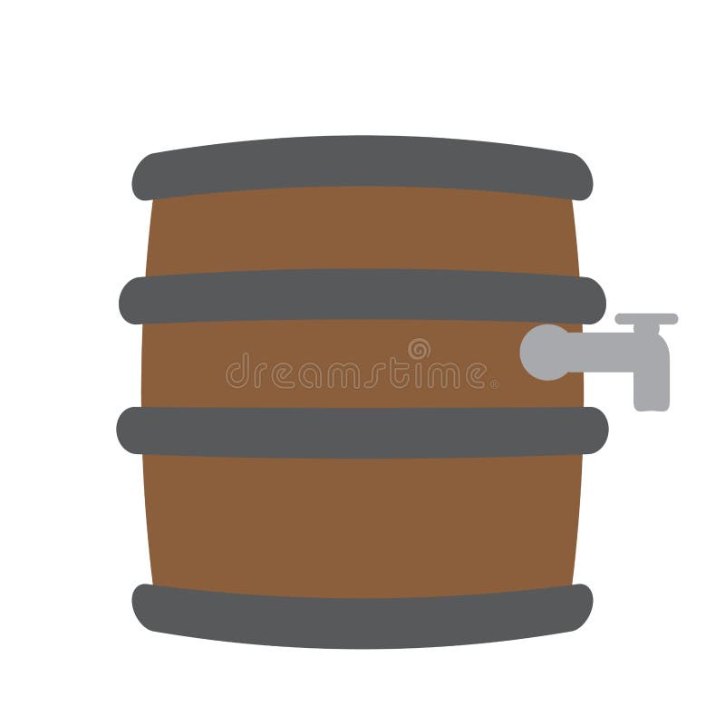 Beer barrel icon stock vector. Illustration of beer 107587108