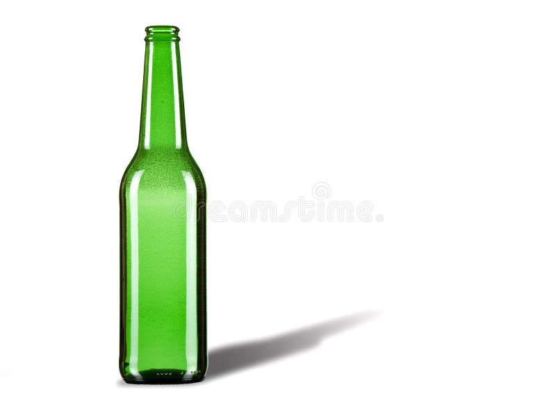 Download Green Beer Bottle Stock Photo Image Of Single Bubbles 14503406 Yellowimages Mockups