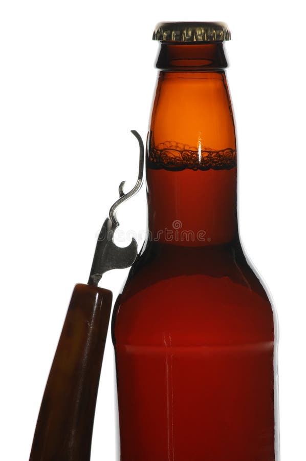 Beer Bottle with Opener stock photo. Image of opener 16779596