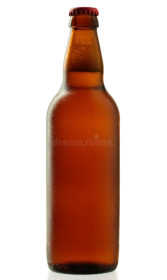 Beer Bottle with Water Drops Stock Image Image of conservation